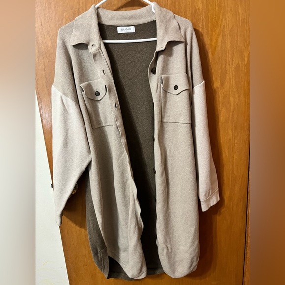 NAADAM Colorblock Cotton Blend Top - Picture 4 of 8